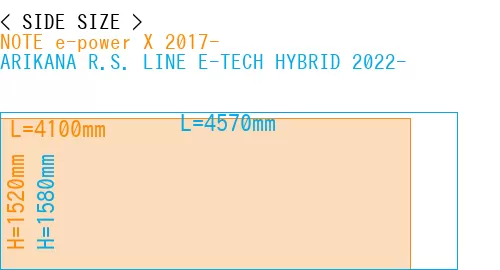 #NOTE e-power X 2017- + ARIKANA R.S. LINE E-TECH HYBRID 2022-